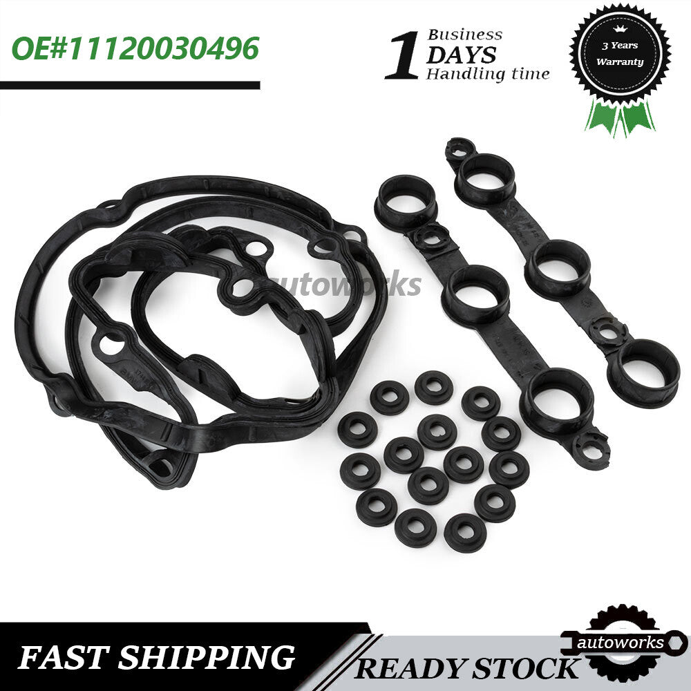 Valve Cover Gasket Kit for BMW X3 X5 Z3 Z4 2.5i 3.0i xDrive 2003-2006 2.5L 3.0L