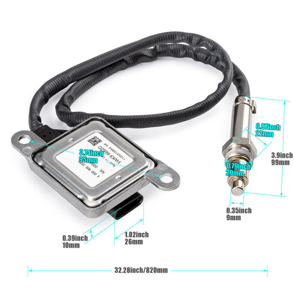 Upstream Nox (Nitrogen A0009053503) oxidation sensor suitable for Mercedes-Benz Sprinter 3.0L