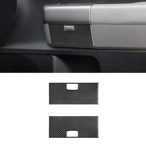 for Toyota Tundra 2007-2013 Carbon Fiber Interior Tray Door Cover Trim