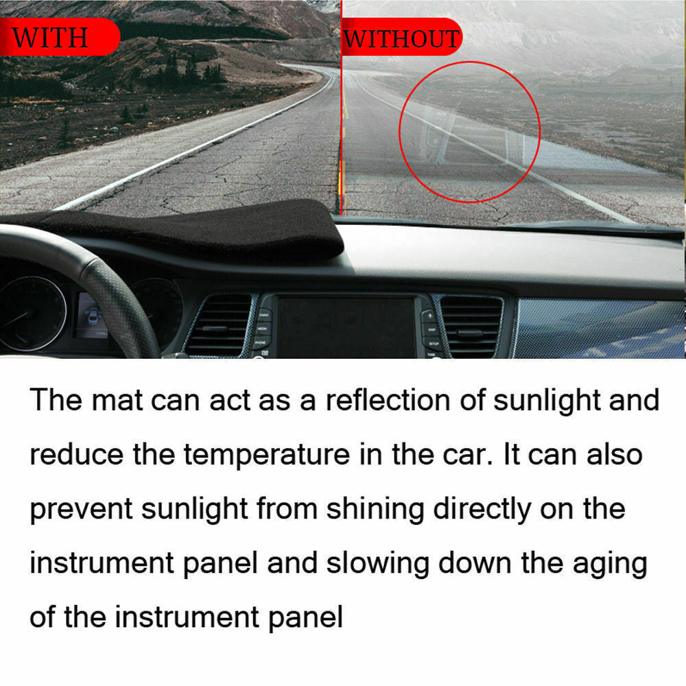 1P Inner Dashboard Dash Mat Non-slip DashMat Sun Shade Pad for Lexus GS 2012-20