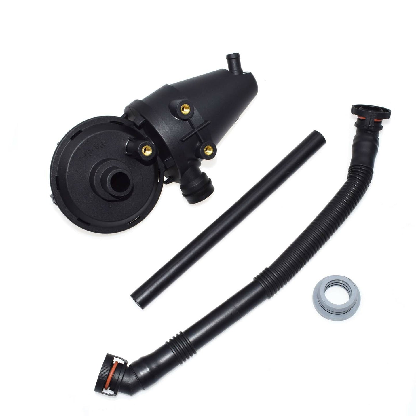 4-piece crankcase oil separator PCV ventilation valve kit breather hose for BMW E36 E39