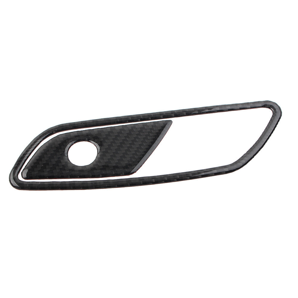 2Pcs Interior Copilot Storage Box Handle Cover Trim Fit for Audi A6 C8 2019-2021