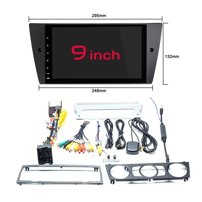 Android Radio Multimedia Navigation Stereo Audio HeadUnit for BMW E90/E91/E92/93