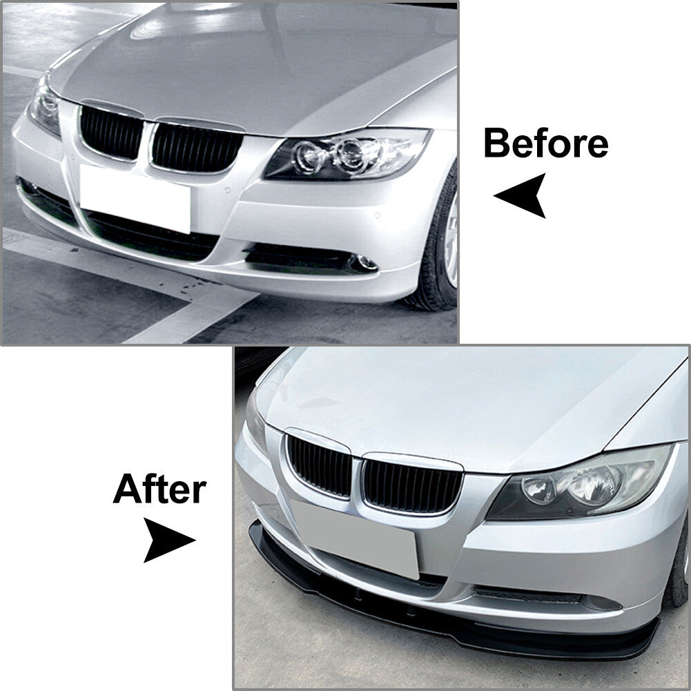 1x for BMW 3 Series E90 E91 320i 330i 2005-2008 Front Bumper Lip Spoiler