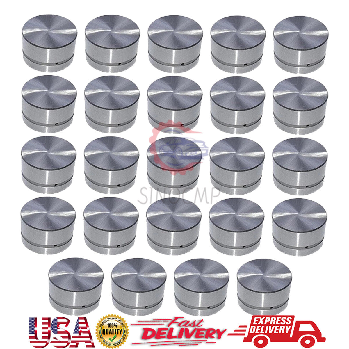 24Pcs Hydraulic Valve Lifters Cam Followers for BMW M52 320i M54 11321748880