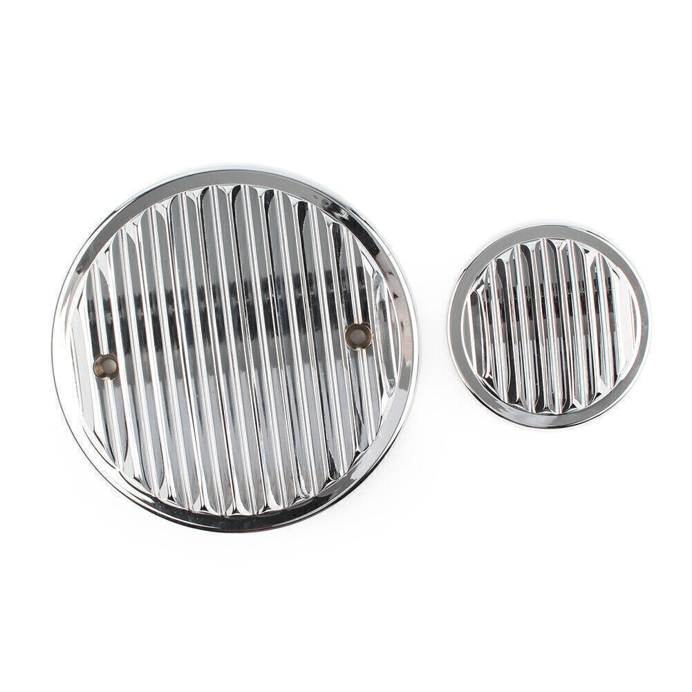 Plate Finned Engine Cover Kit Fit Victory Cross Country Hammer Vegas Chrome
