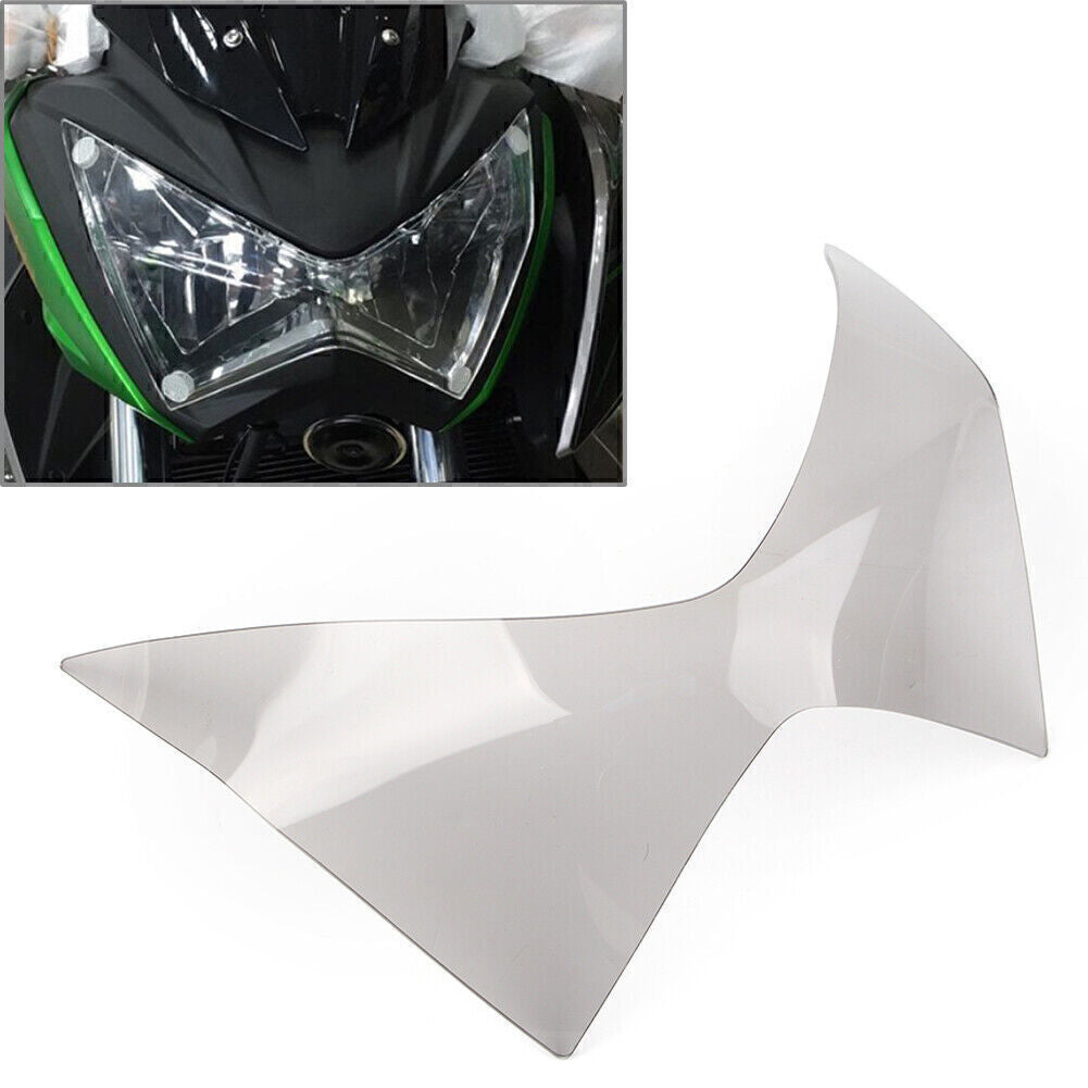 1x Headlight Guard Shield Screen Lens Cover for KAWASAKI Z250 Z300 Z800 Smoke