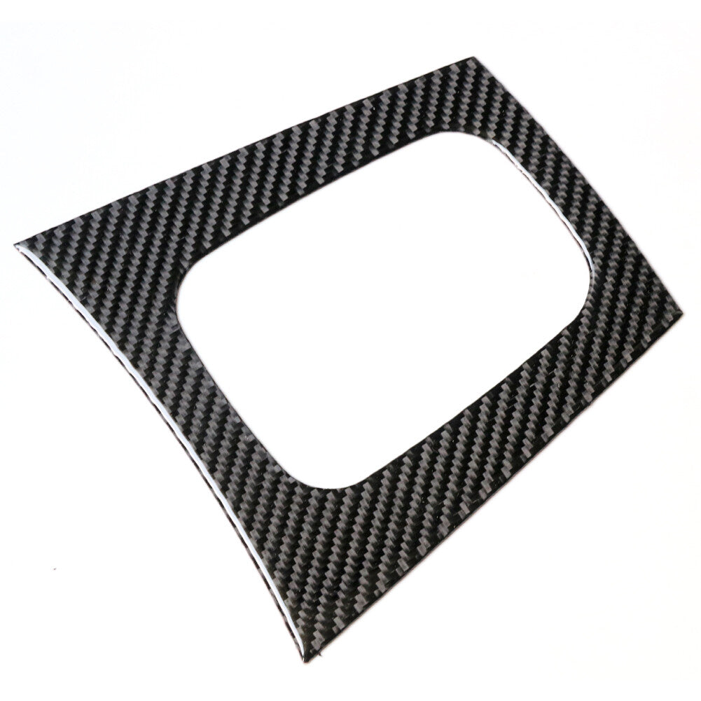 Carbon Fiber Gear Shift Panel Outer Frame Trim Cover for Subaru Forester 2005-08