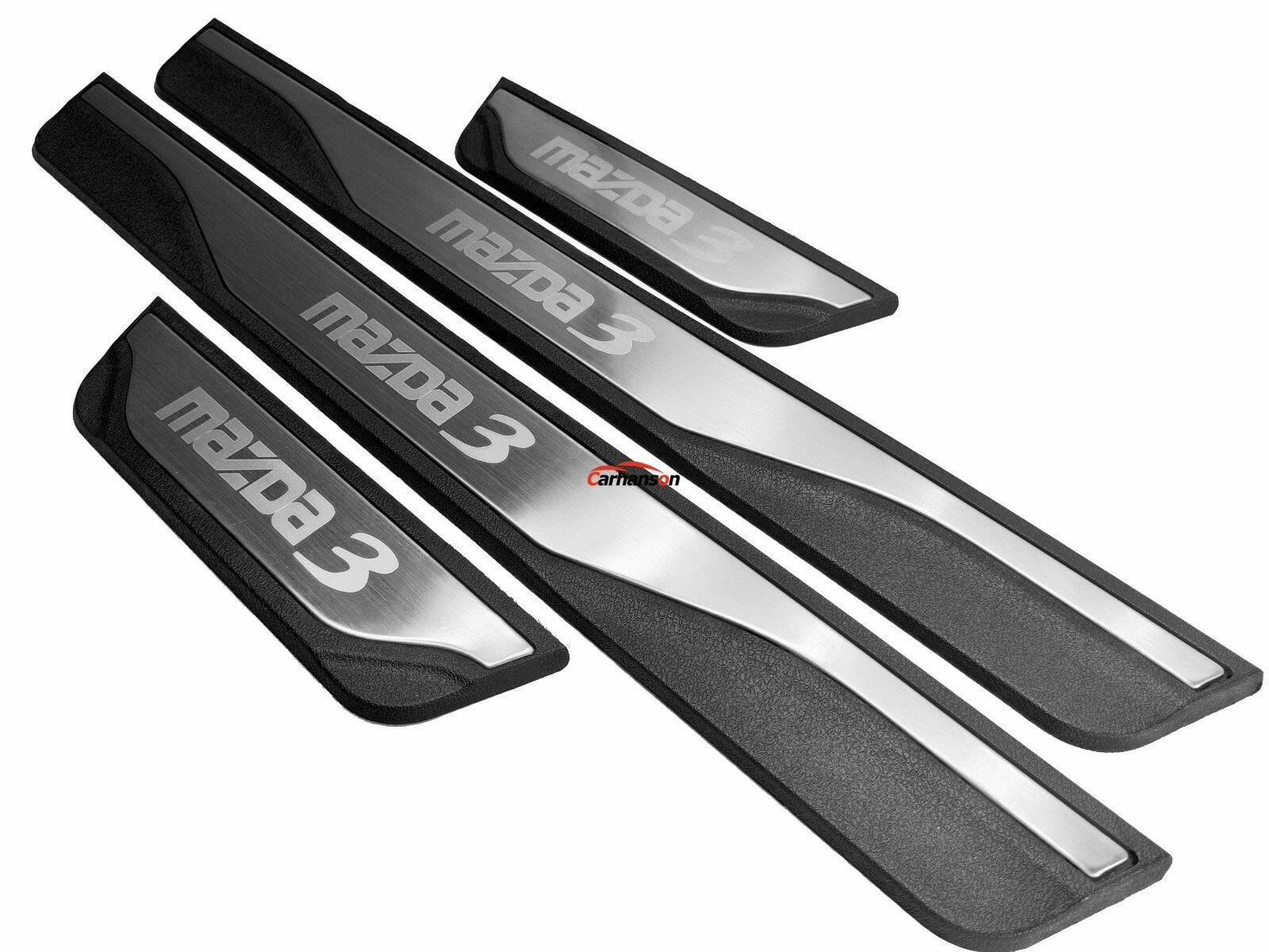 For 2023 Mazda3 Accessories Car Door Sill Scuff Plate Protector Guard Trim Strip