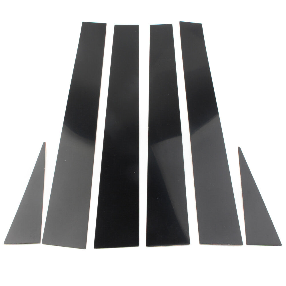 for Toyota for Sienna 2004-2010 2009 6x Set Pillar Posts Door Trim Black Cover Kit