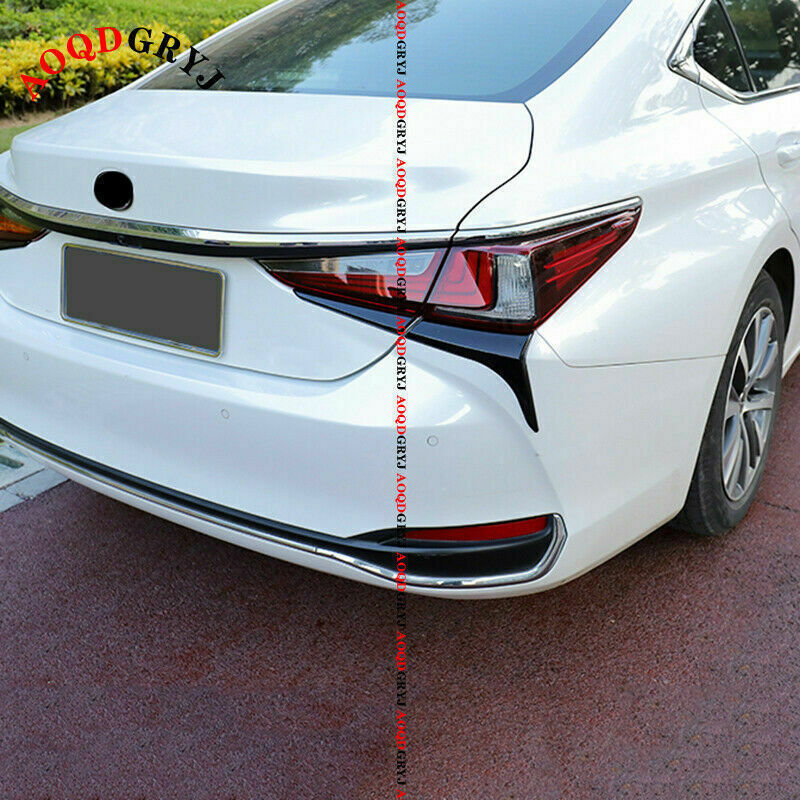for Lexus ES300H 250 350 2019-22 Piano Black Rear Tail Light Lamp Moulding Trim