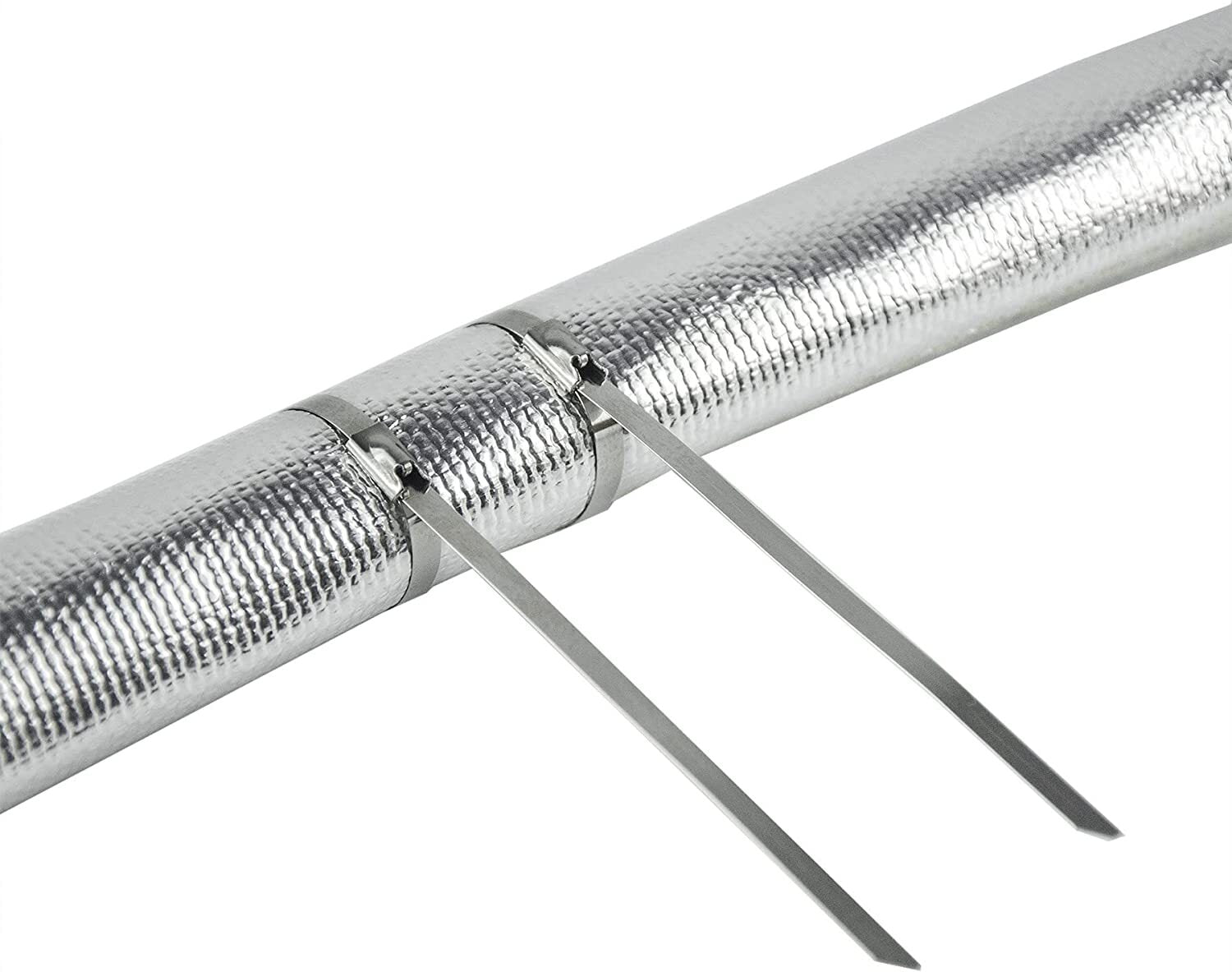 1/2-inch metal heat-insulating sleeve insulated wire conduit cover wrapped with fabric tubing 10 feet