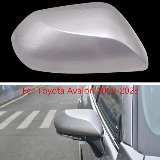 Right Side Silver Rearview Mirror Cover Shell Cap for Toyota for Avalon 2019-2023