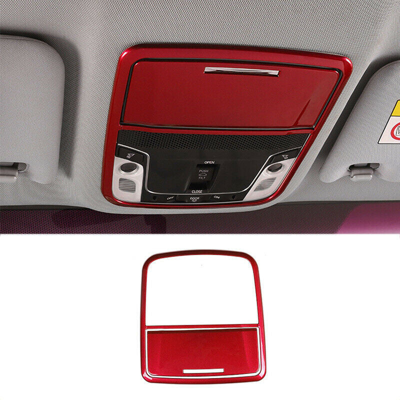 for Honda Accord 10TH 2018-2022 Red Inner Front Reading Light Lamp Cover Trim 2P