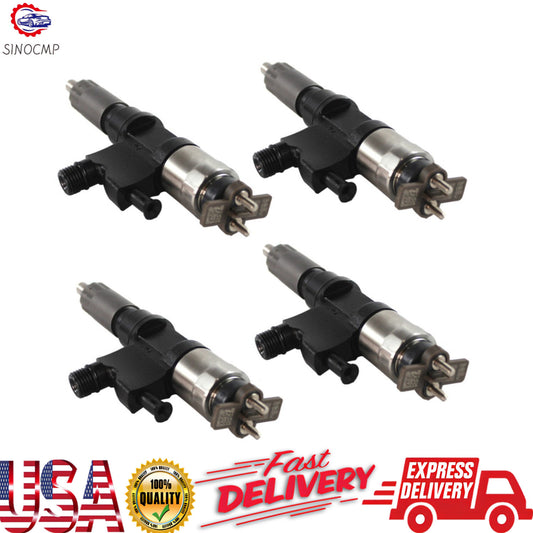 4x Fuel Injector 095000-5471 095000-5470 Compatible with for Isuzu Truck N-Series US