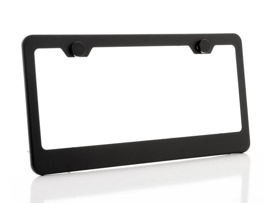 Car license plate frame cover, rear wide, matte black finish, suitable for Kia for Lexus