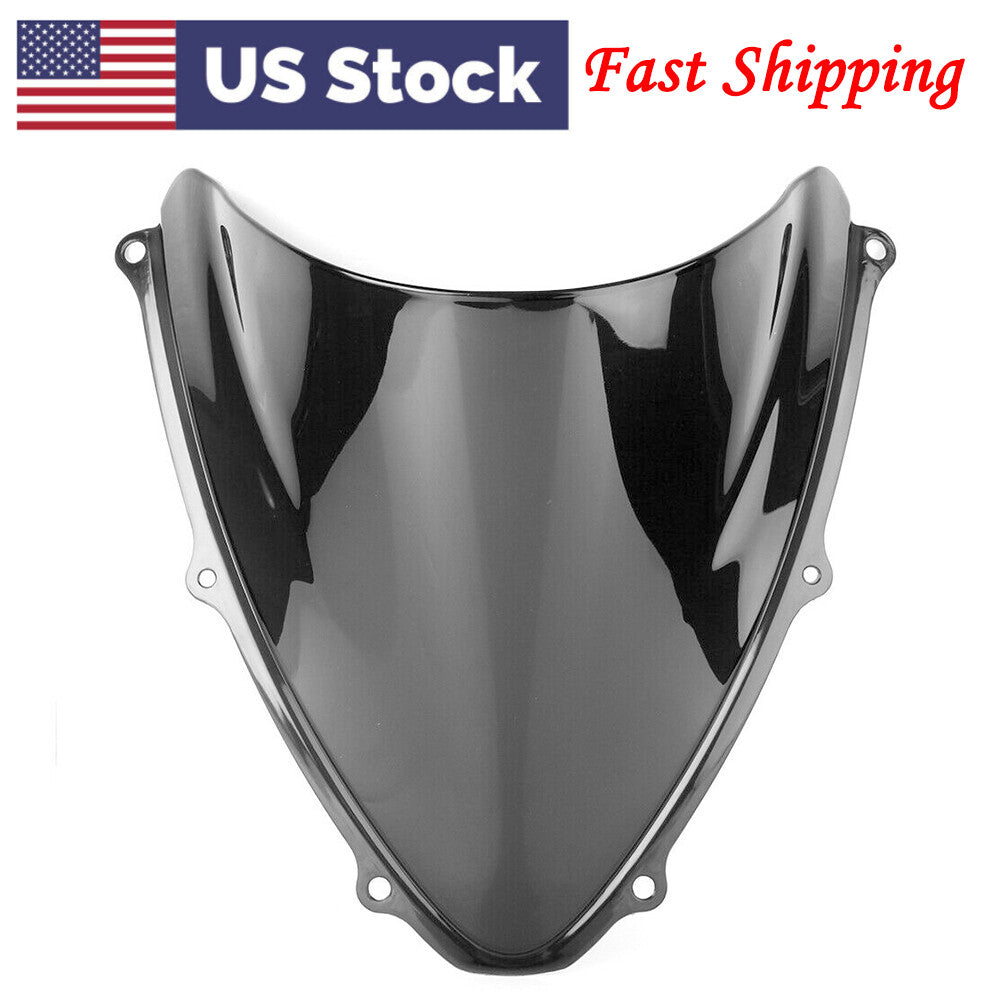 Motorcycle Black Front Windscreen Windshield for Suzuki 2006-07 GSXR600 GSXR750