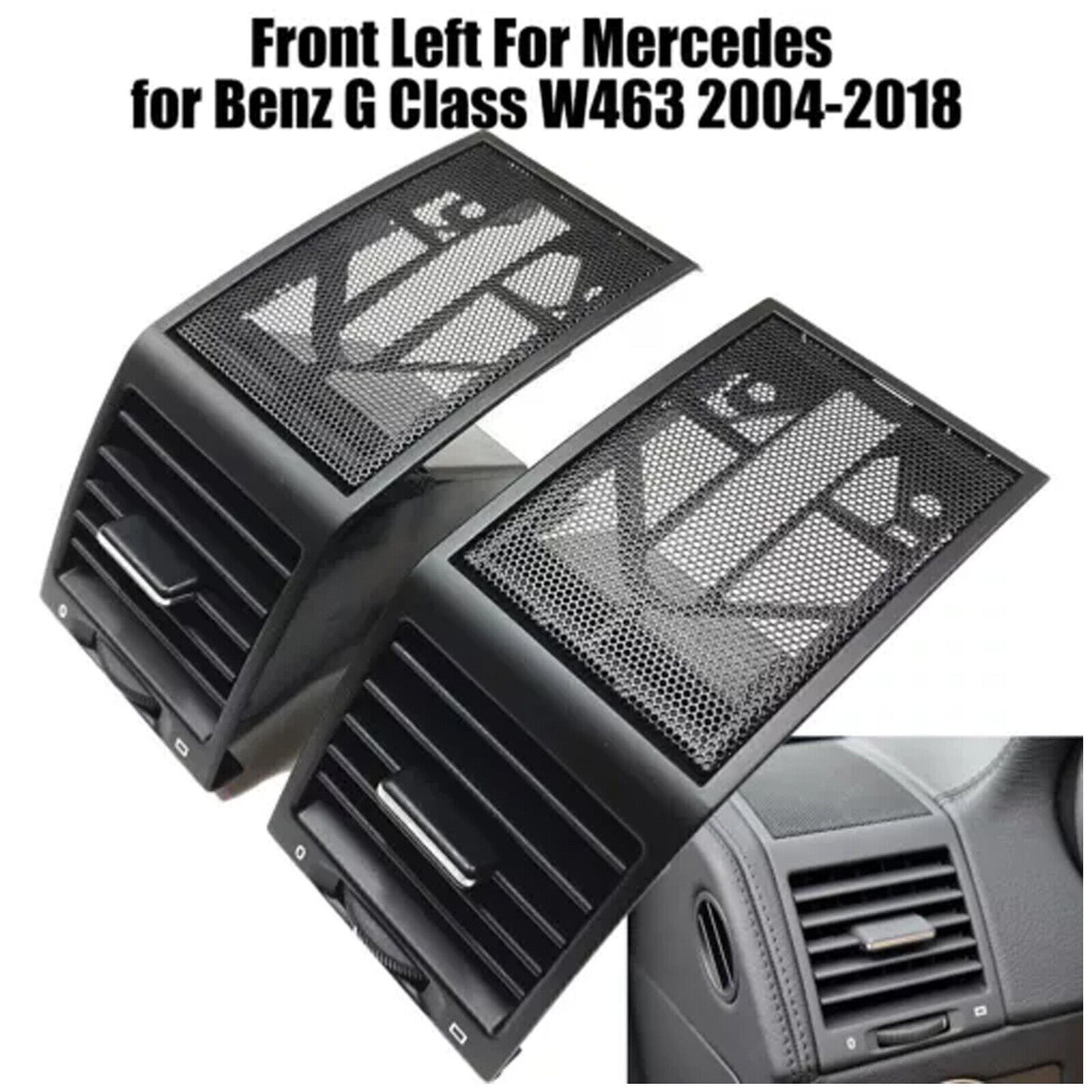 L+R Instrument Panel Speaker Grille Cover Air Vent For 2004-18 for Benz G Class W463