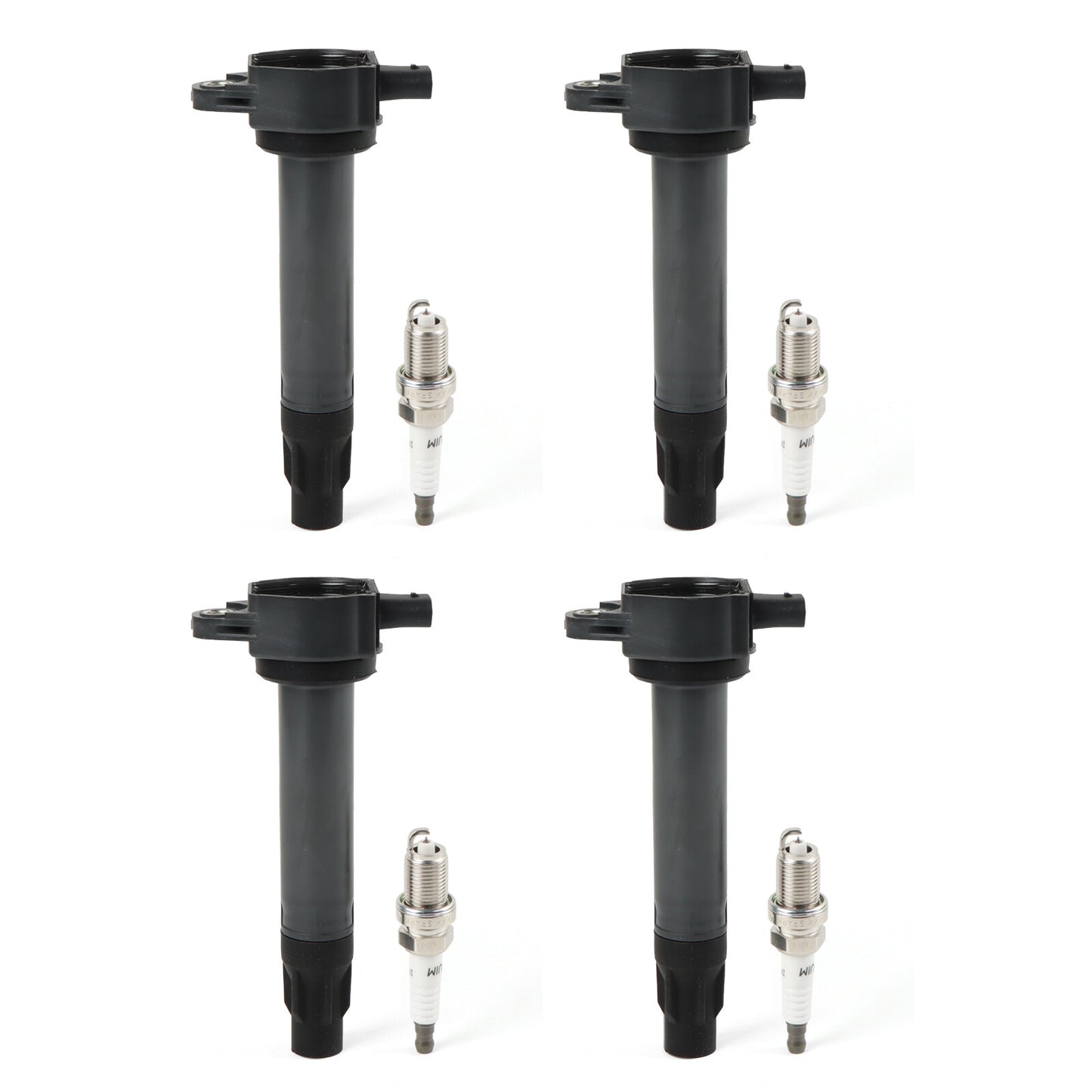 Pack of 4 Ignition Coils + 4 Spark Plug for 2009-2017 for Dodge Journey 2.4L UF557