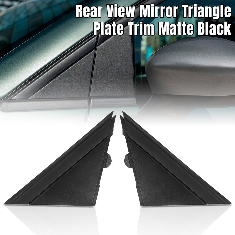 2Pcs Door Mirror Flag Cover Corner Molding Left Right For 2012-2019 for FIAT 500