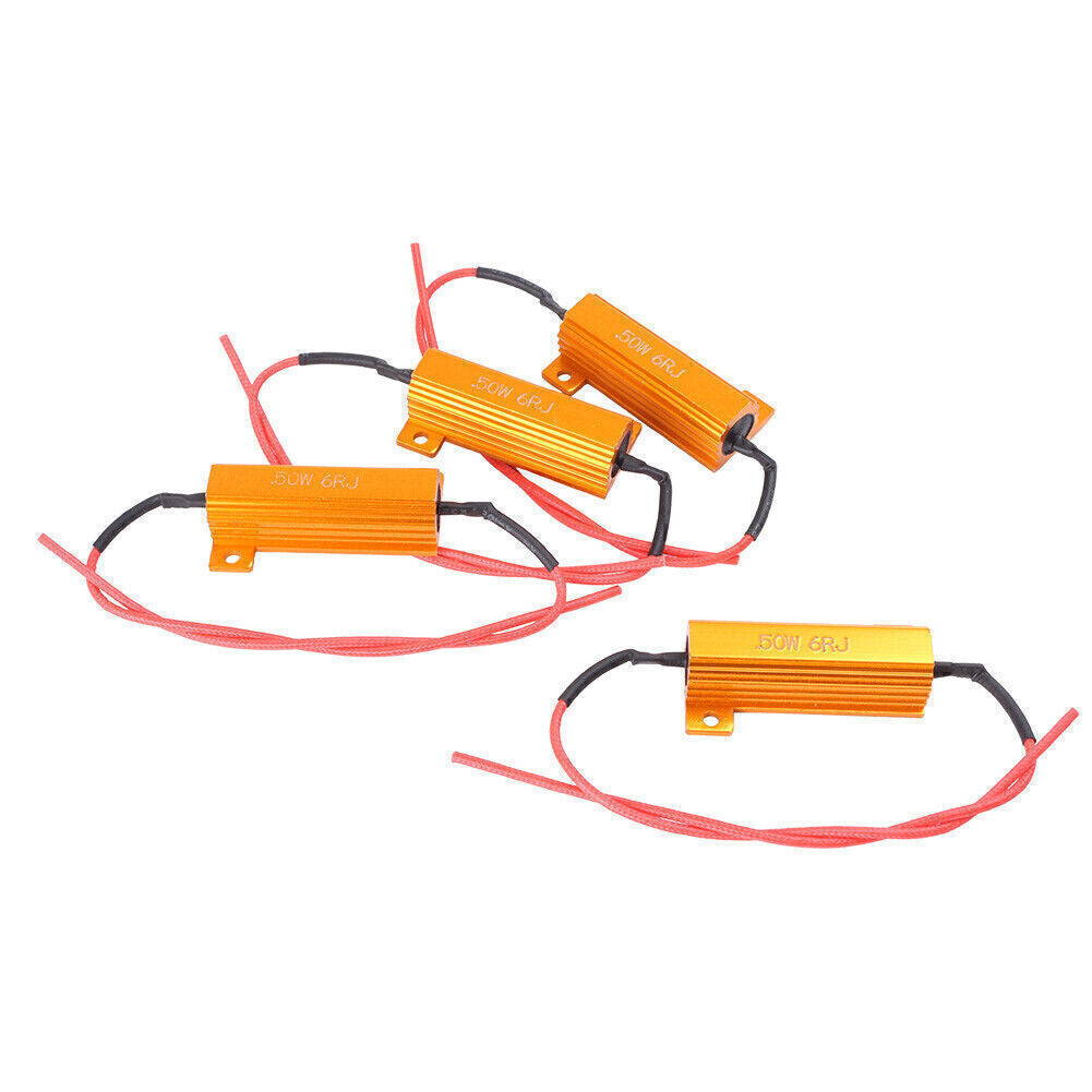 4x50W 6ohm Load Resistor FixLED Light Bulb Error Fast Hyper Flash Turn Signal