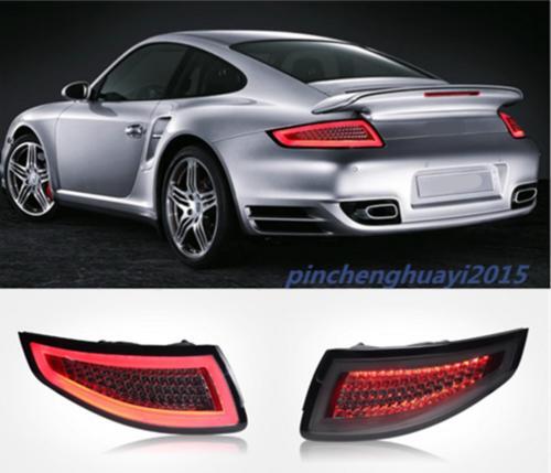 LED Smoked Black Lens Rear Light Assembly for Porsche 911 997.1 2005 - 2008 (1 pair)