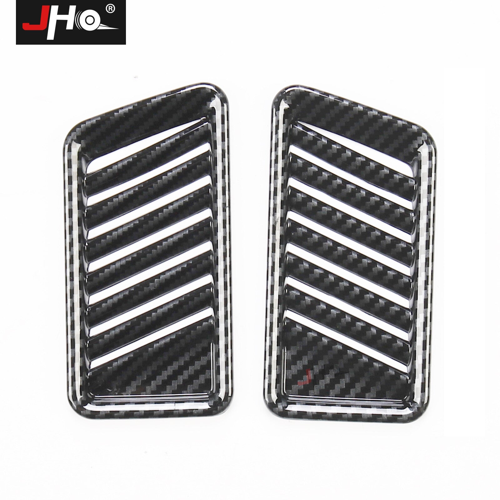 Carbon Fiber Air Vent Cover Ac Outlet Trim Black for Ford F150 F-150 2021 2022
