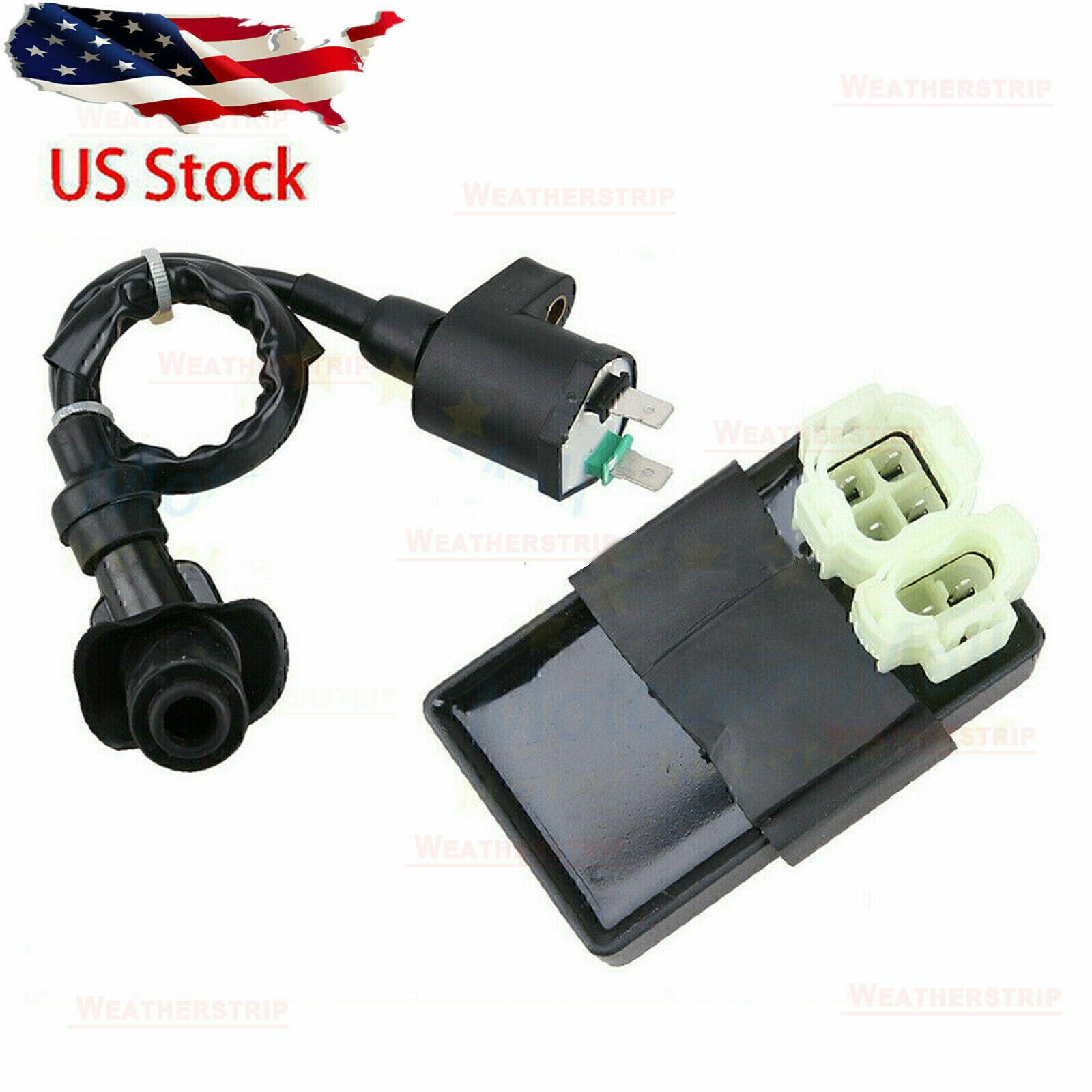 Ignition Coil +AC CDI Box Fit for Honda FourTrax 300 TRX300 2x4 4x4 1988-2000 TRX40