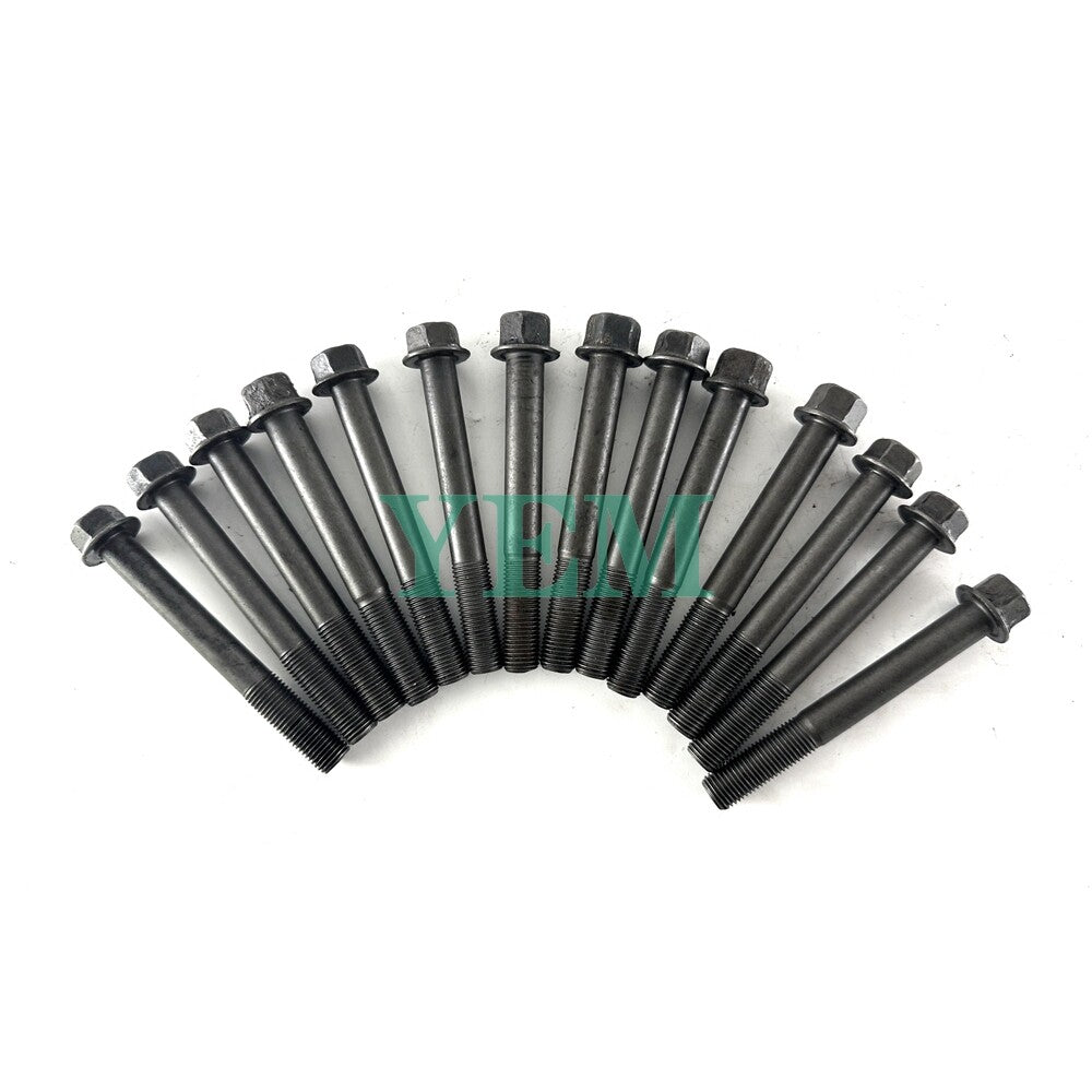 1 Set Engine Head Bolt 14pcs For Yanmar 3TNE66 Engine 3TNE66 Cylinder Head Bolt