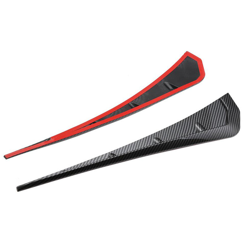 CarSide Fender Vent Cover Decor Wing Air Vents Hood Intake Sticker Carbon fiber