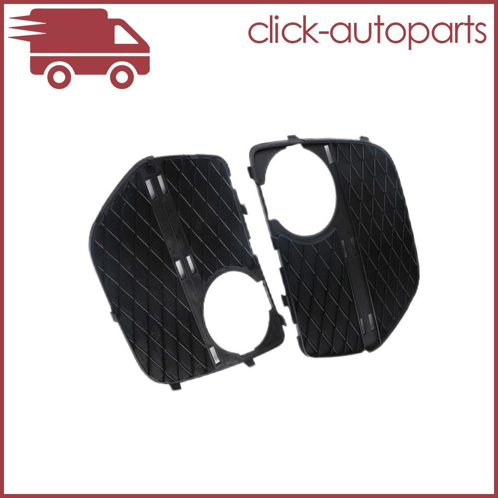 1 Pair Front Bumper Fog Light Closed Grid Grille Fits for BMW X6 E71 2012-2014 LHRH