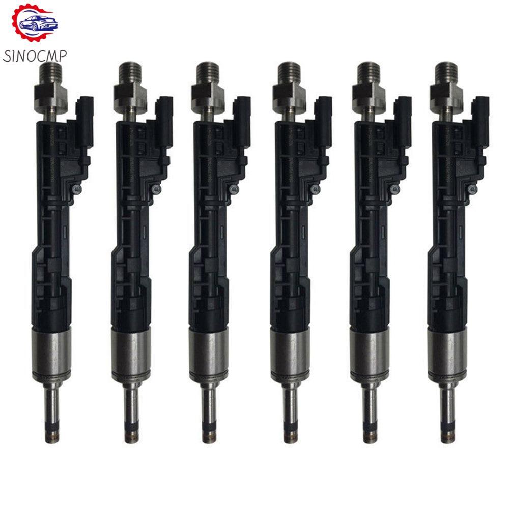 6pcs Fuel injector 13647597870 Compatible With 2012-2014 BM-W X1 X3 320i 328i