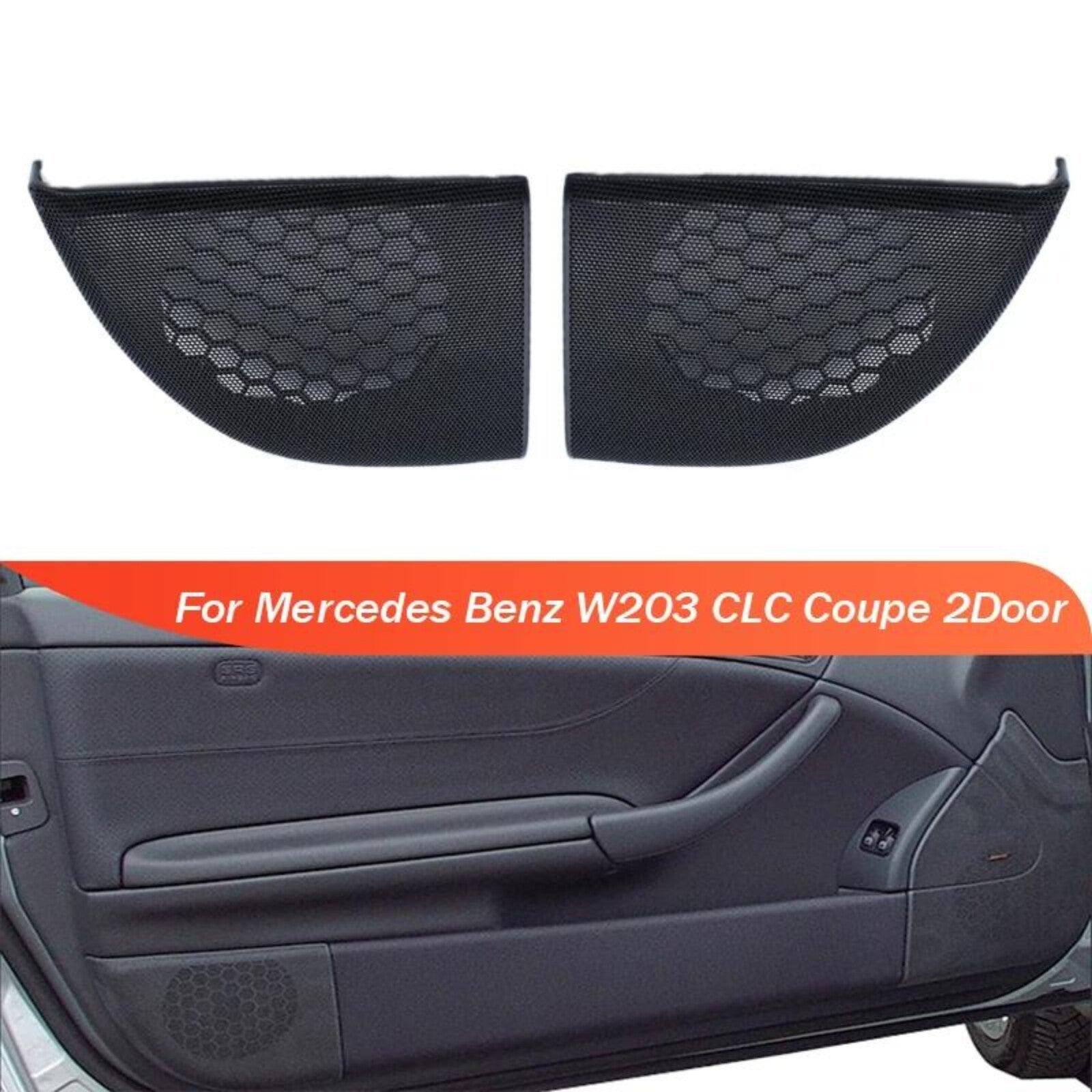 Door speaker covers for Mercedes-Benz W203 CL203 C-Class Coupe/CLC