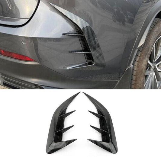 for Lexus NX250 350 450h 2022-24 Carbon Fiber Rear Air Vent Outlet Spoiler Trim