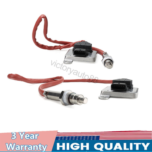 2 pieces (13628589844) for BMW E70 F30 X5 328d xDrive (13628589846) - Rear and front NOx sensors