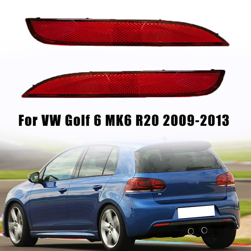 for VW for Golf 6 MK6 R20 2009-2013 2X Rear Corner Reflector False Light Brake Lamp
