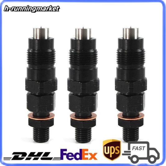 3PCS Fuel Injectors For Kubota D722 D782 D902 BX1860 BX1880 BX2360 16871-53000