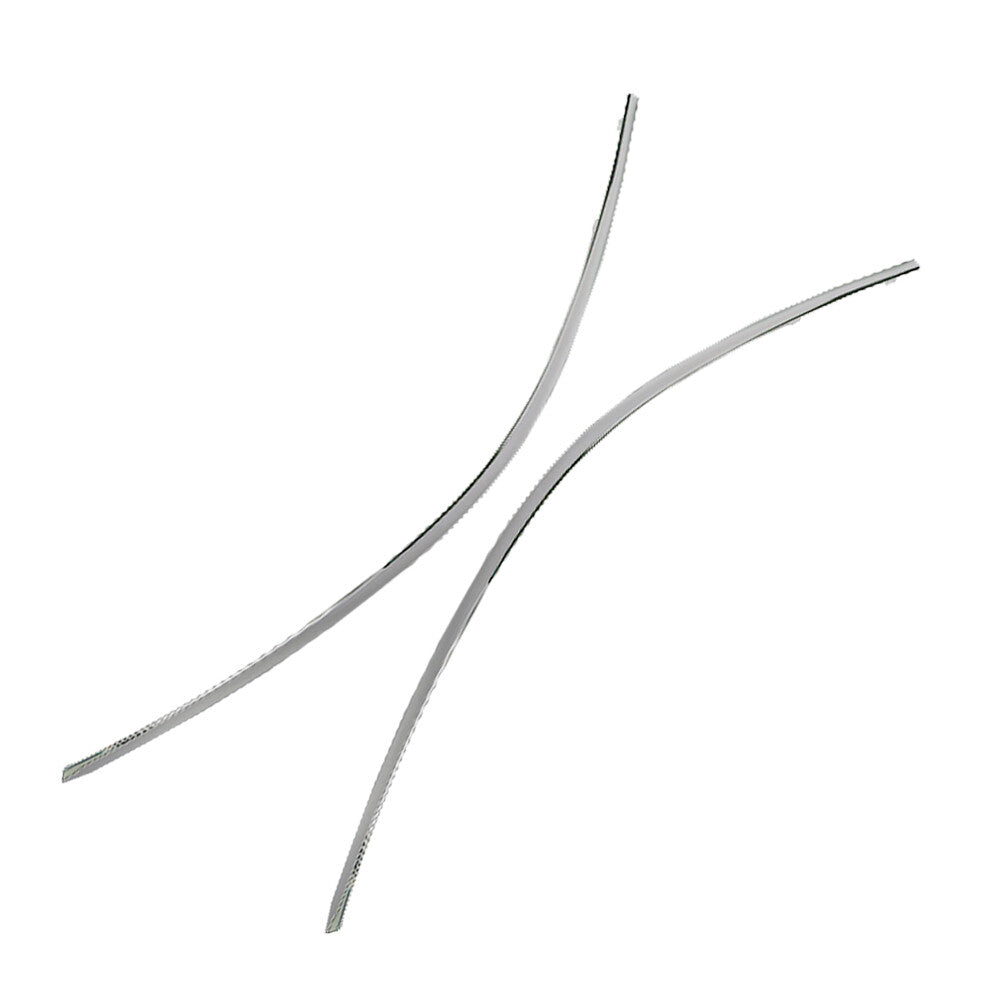 2x Rear Left Right Bumper Molding Trim Chrome for 2012-2014 for Mercedes-Benz C250