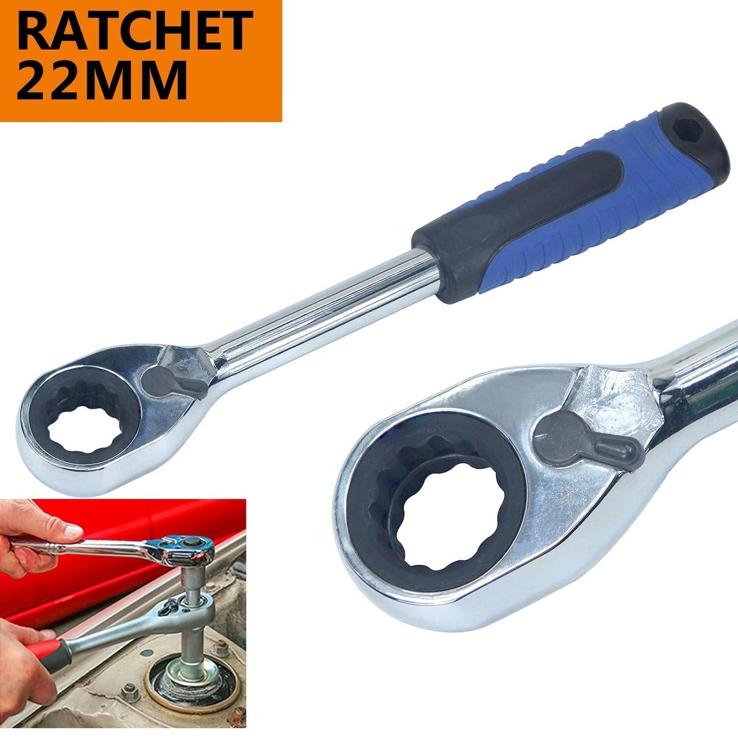 43-piece Steering Wheel Hub Suspension Shock Absorber Strut Nut Removal Tool Socket Set