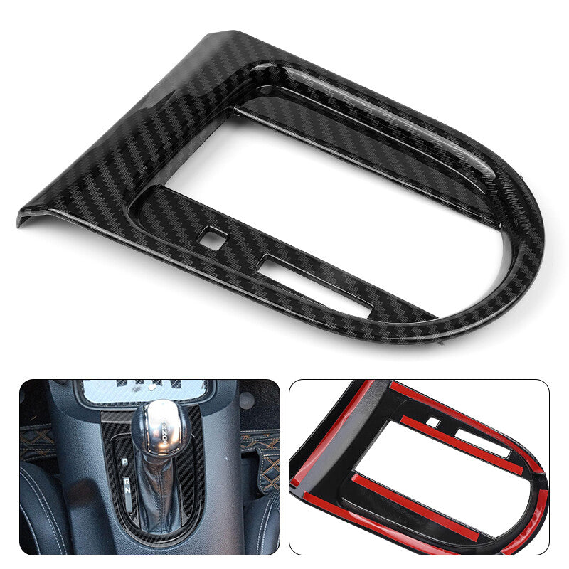 Center Console Gear Shift Panel Frame Cover Sticker for Ford for Mustang 2015-2023