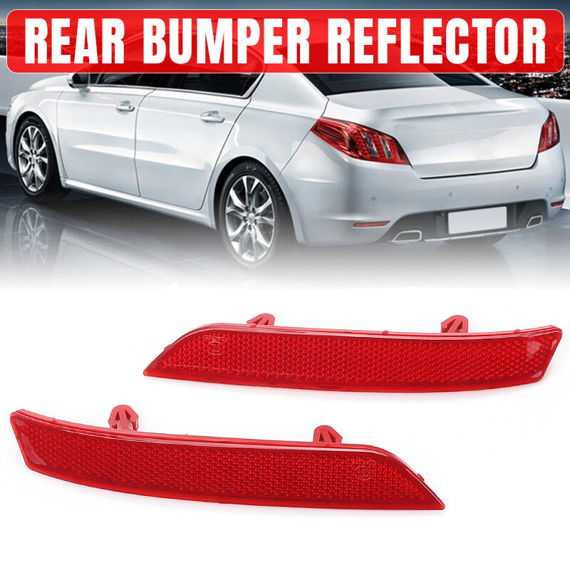 Rear Bumper Reflector Light LeftRight for Peugeot 508 2011-2014 Tail Lamp Bar
