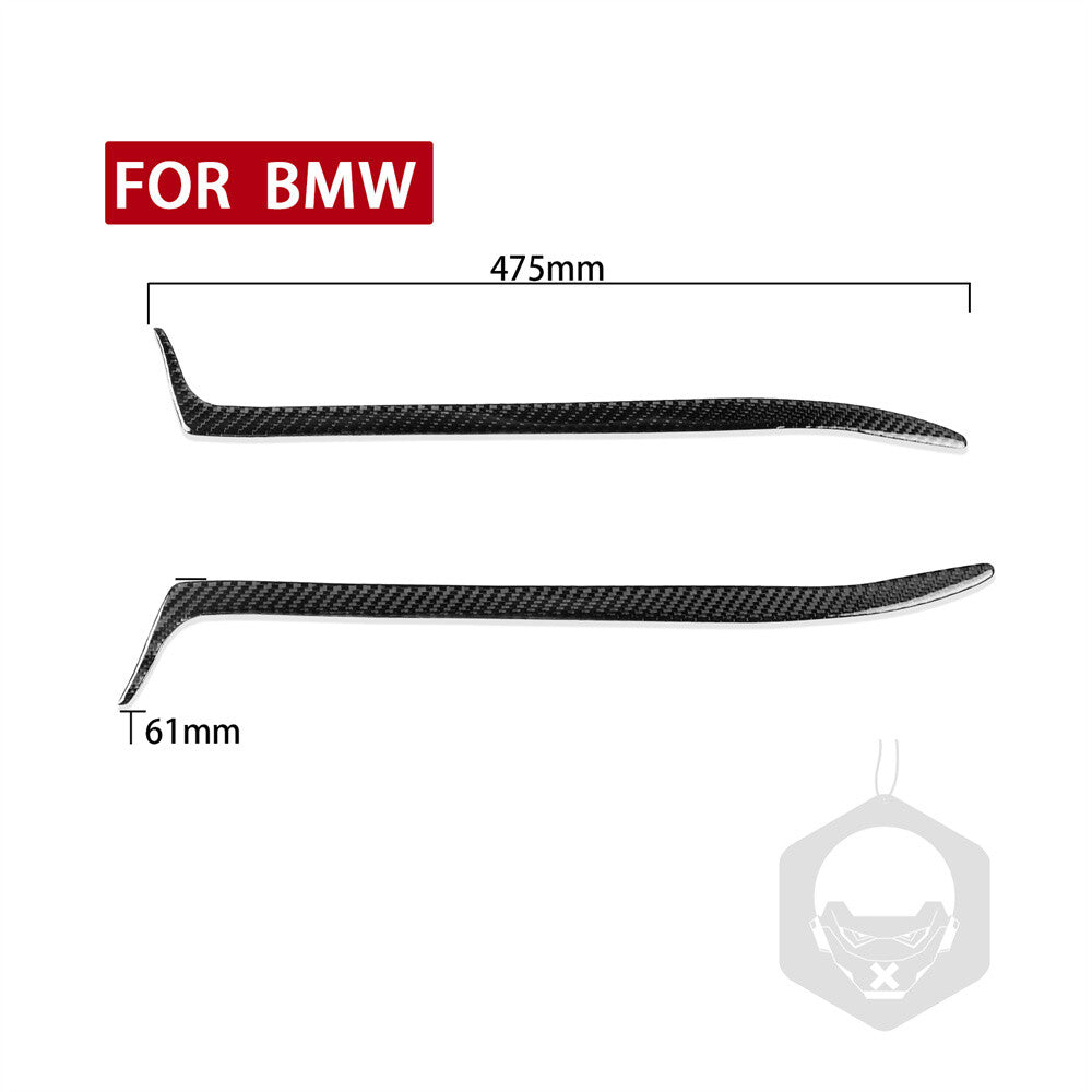 Carbon Fiber Front Headlight Eyelids Eyebrow Trim for BMW 3 Series E36 1992-1998
