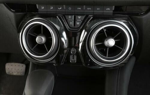for Chevrolet Blazer 19-2021 Black Titanium Middle Console Air Outlet Vent Trim