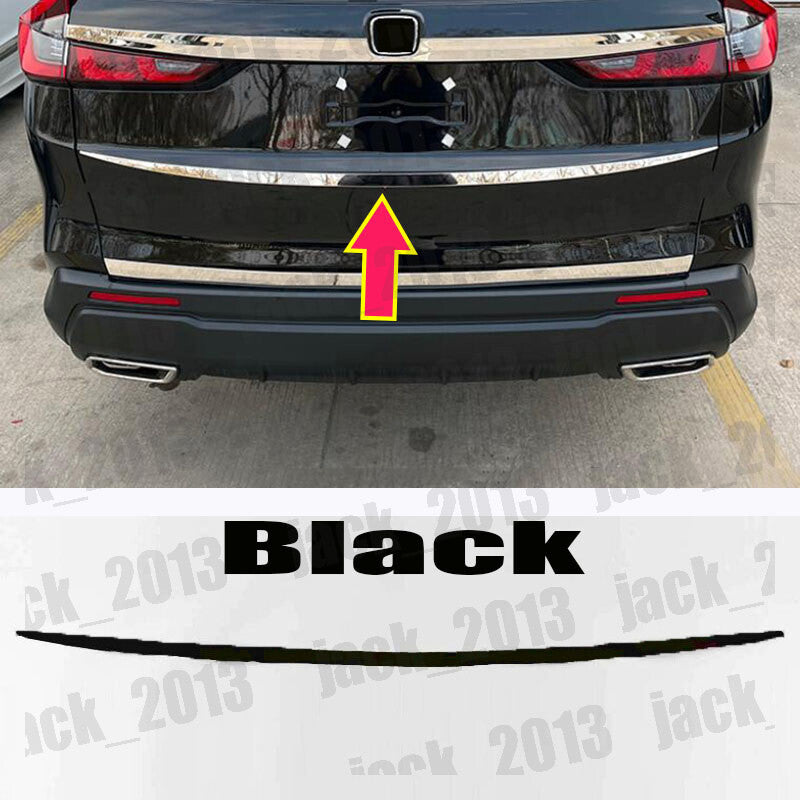 FOR 2023-25 for HONDA CRV CR-V Black steel Rear Trunk Tailgate Boot Grab Trim Cover