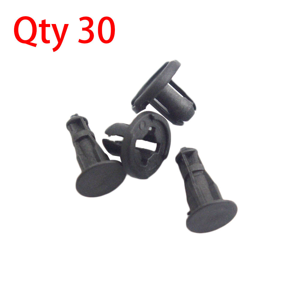 30PCS Push Type Fender Retainer Bumper Clips for Mitsubishi for Honda MR200300