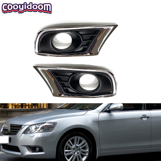 Pair front bumper fog lamp covers for Toyota for Camry AURION 2009 2010 2011