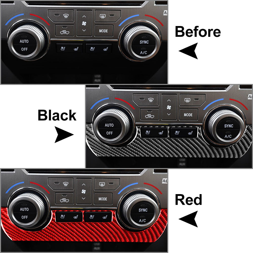 2 Pcs Conditioner Switch Panel Cover Trim for Toyota Tundra 2014-2021