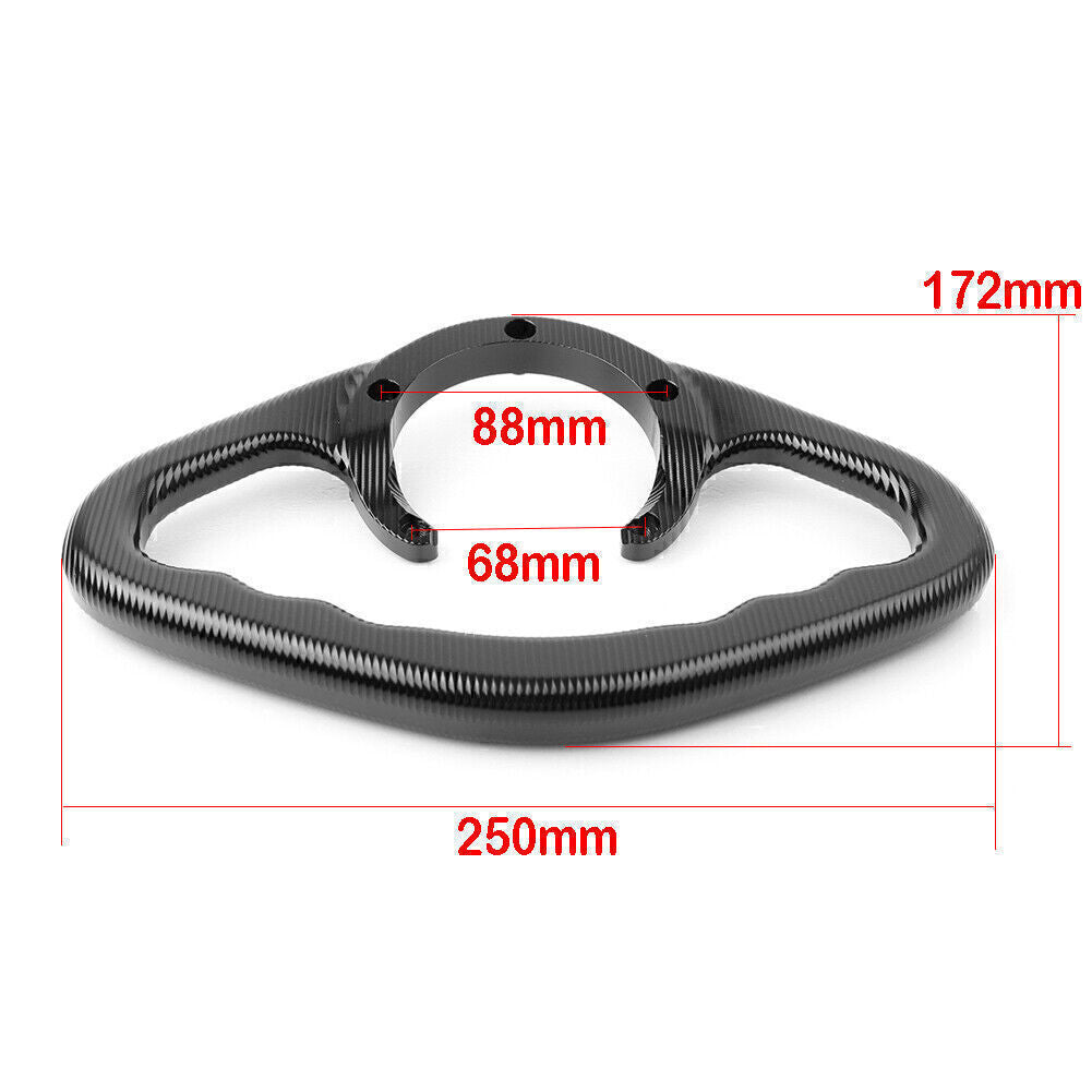 Silberner Beifahrer-Tank-Haltegriff-Griff-Griff-Bar f¨¹r for Yamaha FZ1 FZ6 FZ6R