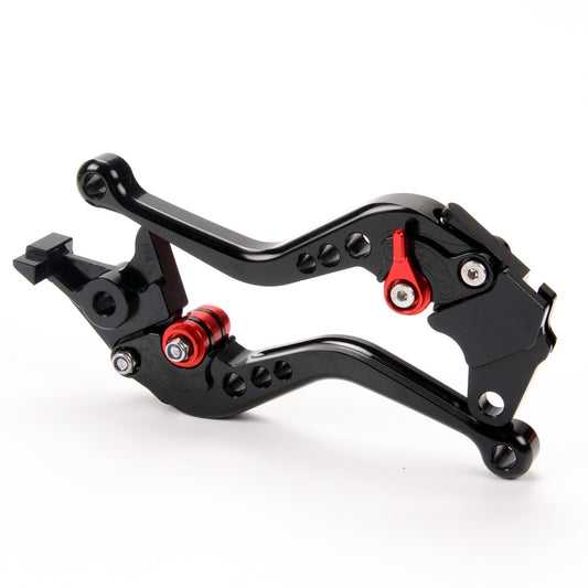 for Suzuki GSXR600 GSXR750 2006-2010 Short CNC Black Brake Clutch Levers
