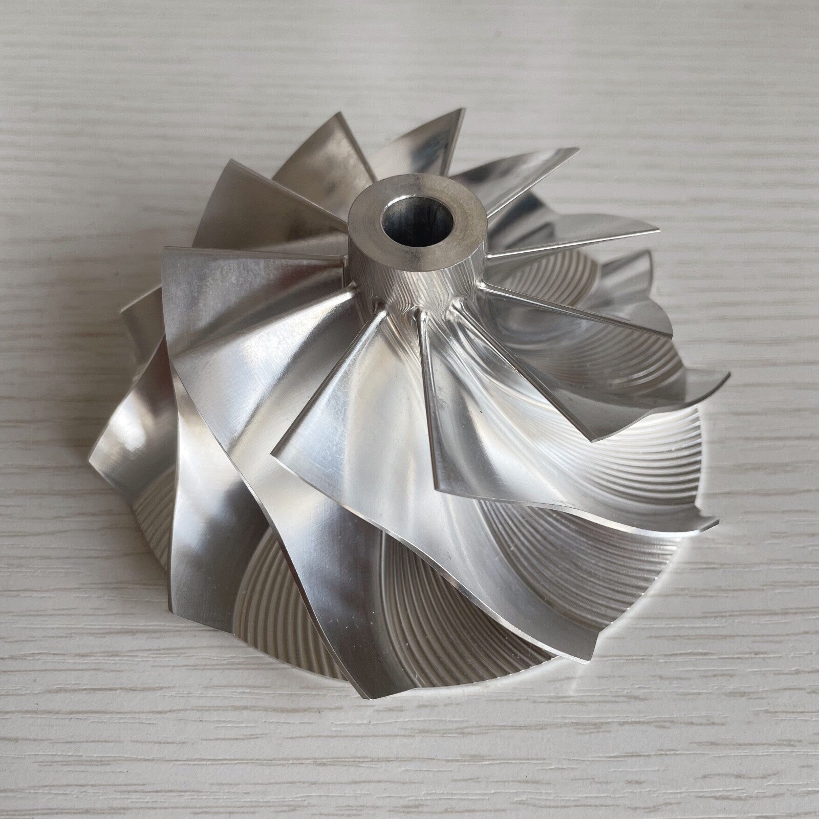 6418-4 75.83/102.75 mm 11+0 Blade Racing Turbocharger Blank Compressor Wheel